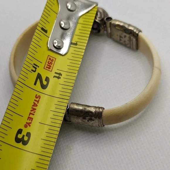 Amethyst Bone bracelet - Picture 5 of 5